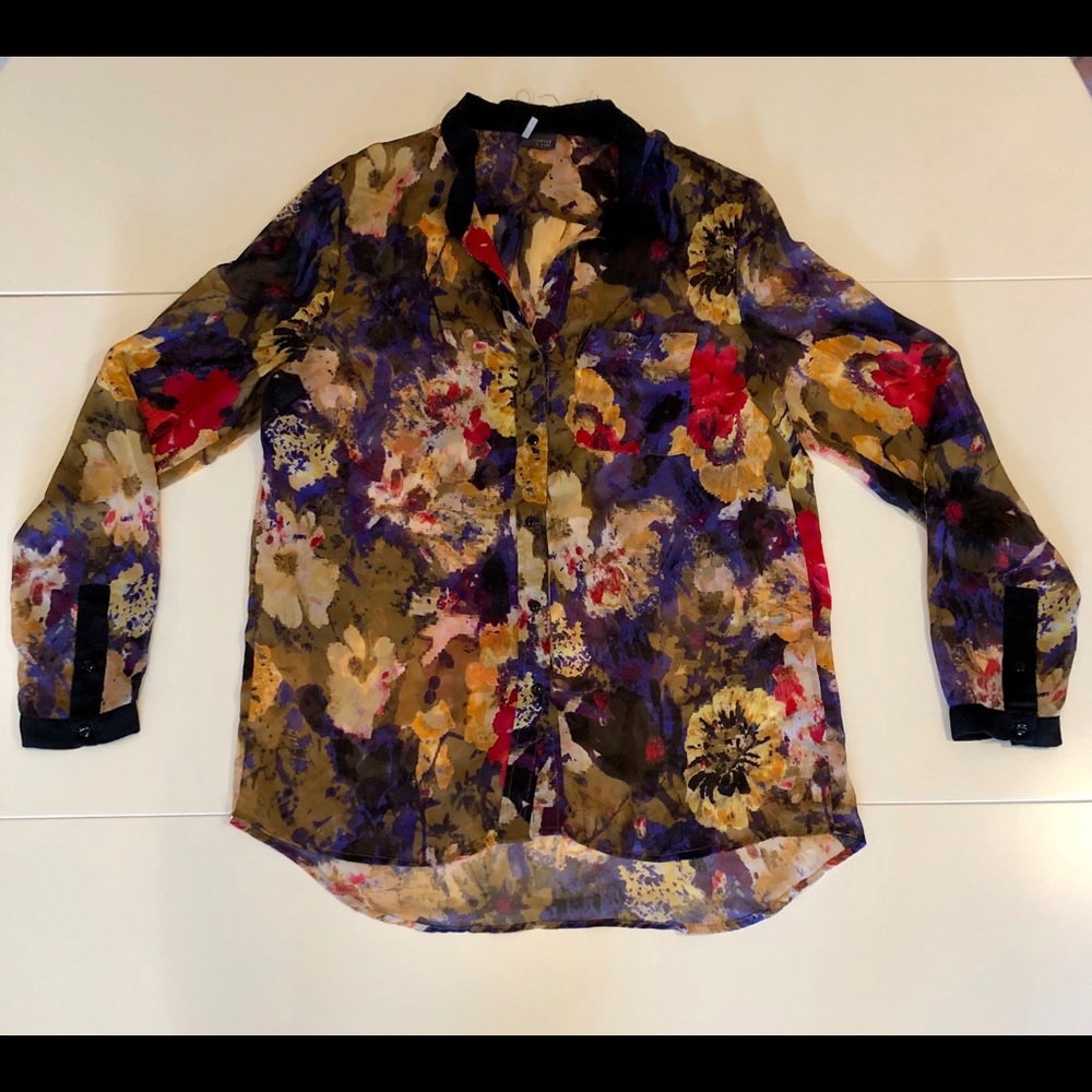 Floral Button up shirt